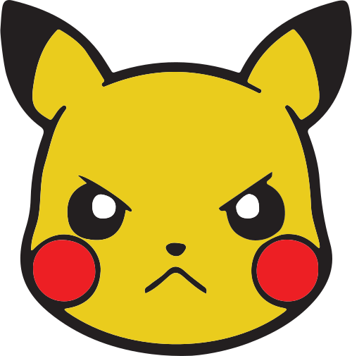 angry pikachu