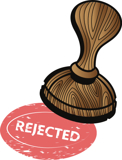 rejected stanp