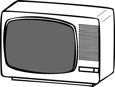 white tv