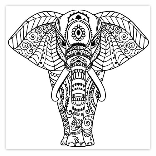 elephant mandala