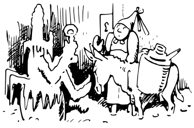 W Busch Der Haarbeutel 7C