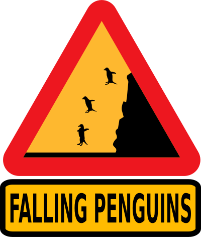 cybergedeon falling penguins text