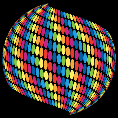 rainbow colored sphere