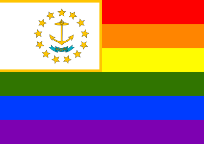 Rainbow Flag Rhode Island
