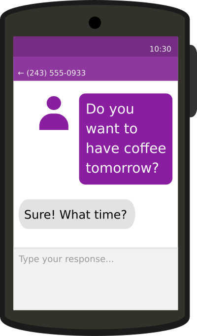 android screen text message2