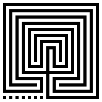 cretan labyrinth square